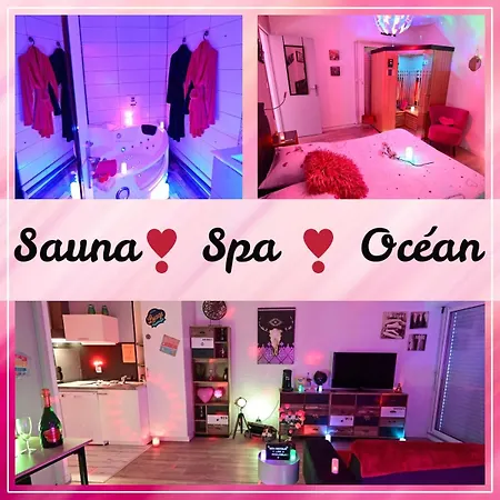 アパート Studio Prestige Vue Ocean Sauna Prive Plage A Pied *