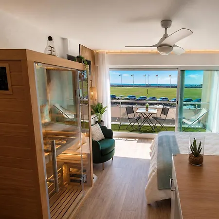 דירה Studio Prestige Vue Ocean Sauna Prive Plage A Pied